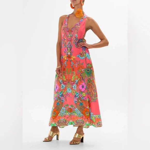 Camilla Racer Back Dress
With Hardware Windmills And Wildflowers - Picture 5 of 10